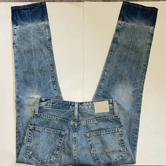 AG Adriano Goldschmied The Phoebe high rise straight leg jeans women’s size 23 - Picture 14 of 16